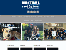 Tablet Screenshot of duckteam6.org